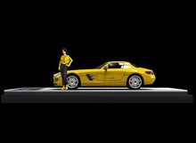 Load image into Gallery viewer, TM 1:64 SLS Coupe Figure Racing Sports Model Diecast Metal Car New