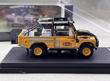 Load image into Gallery viewer, SW 1:64 Yellow Camel Defender 90 Pickup Sports Model Diecast Metal Car BN