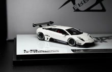 Load image into Gallery viewer, 404Error 1:64 White Murcielago LBWK Sports Model Diecast Resin Car Set New Collection