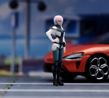 Load image into Gallery viewer, 1:64 Painted Figure Model Miniature Resin Diorama Toy Sand Futuristic Style Girl