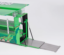 Load image into Gallery viewer, 1:64 Green Scania S730 V8 Enclosed Double Deck Truck Model Diecast Metal Car