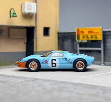 Load image into Gallery viewer, FY 1:64 Blue Gulf 1968 GT40 MK1 #6 Racing Sports Model Diecast Metal Car New Collection