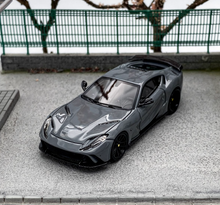 Load image into Gallery viewer, U2 1:64 Gray Novitec 812 GTS Racing Sports Model Diecast Resin Car Box New