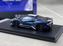 Load image into Gallery viewer, SH 1:64 Blue 488 Pista Novitec #27 Sports Model Diecast Metal Car New Collection