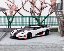 Load image into Gallery viewer, Scalemini 1:64 White One 1 Super Racing Sports Model Diecast Resin Car