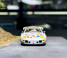 Load image into Gallery viewer, MH 1:64 White RWB 993 Happy Children's Day Sports Model Diecast Metal Car New Collection