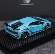 Load image into Gallery viewer, RW 1:64 Blue LP740S Aventador S Hard Top Sports Model Diecast Resin Car New Collection