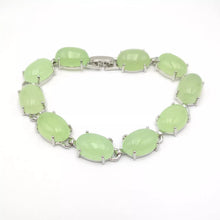 Load image into Gallery viewer, Nature Jade Beaded Bracelet Jewelry Blessing Lucky Fortune Gift For Her Green Y