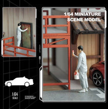 Load image into Gallery viewer, 1:64 Painted Figure Mini Model Miniature Car Scenes Resin Painter Worker Man
