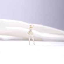 Load image into Gallery viewer, 1:64 Painted Unpainted Figure Model Miniature Resin Diorama Red Tutu Skirt Girl New