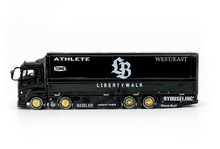 Load image into Gallery viewer, GCD 1:64 Black LB Fuso Super Great Transport Truck Model Diecast Metal Car New Collection