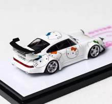 Load image into Gallery viewer, 1:64 Luminous White RWB 964 Cartoon Classic Sports Model Diecast Metal Car BN