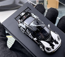 Load image into Gallery viewer, EM 1:64 Black White Dragon 911 GT3 RS Sports Model Diecast Metal Car New Collection