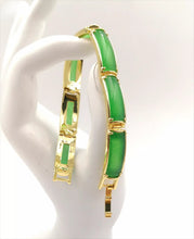 Load image into Gallery viewer, Nature Jade Beaded Bracelet Jewelry Blessing Lucky Fortune Gift For Her Green g