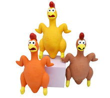 Load image into Gallery viewer, Dog Squeaky Toys Chew Puppy Rubber Chicken Pet Breeds Play Fetch Safe Durable