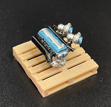 Load image into Gallery viewer, 1:64 JDM RB26 Turbo GTR Engine Garage Mechanic Display Model Resin For Car New