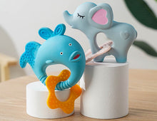 Load image into Gallery viewer, Baby Dog Squeaky Toys Chew Rubber Pet Play Fetch Reduce Anxiety Puppy Pet Cat BN