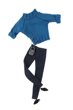 Load image into Gallery viewer, Barbie Doll Clothing 11.5" Girl Wear Fashion Outfits 1/6 Blue Sweater Pants Shoes