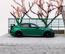 Load image into Gallery viewer, BBR 1:64 Green Romeo Giulia GTAm Spoiler Sports Diecast Model Metal Car New