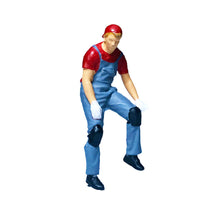 Load image into Gallery viewer, 1:64 Painted Figure Mini Model Miniature Resin Diorama Car Garage Repairman Man