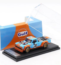 Load image into Gallery viewer, SW 1:64 Blue 1977 F150 Gulf Hoonigan Pickup Truck Model Diecast Metal Car New