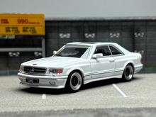 Load image into Gallery viewer, RM 1:64 White 560 SEC AMG W126 Coupe Sports Model Diecast Metal Car New