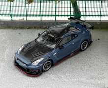 Load image into Gallery viewer, Inno 1:64 Carbon Gray HK 2024 GT-R R35 Nismo Sports Model Diecast Metal Car