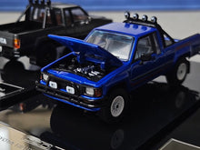 Load image into Gallery viewer, GCD 1:64 Blue Hilux SR5 Xtra Cab Pickup Truck Model Diecast Metal Car New Collection