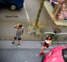 Load image into Gallery viewer, 1:64 Painted Figure Miniature Mini Resin Model Diorama Boy Girl Fashion Couple