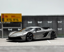 Load image into Gallery viewer, CM 1:64 Grey Jesko Absolut Racing Sports Model Diecast Metal Car New Collection