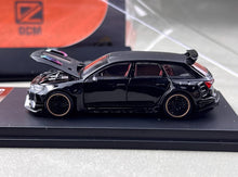 Load image into Gallery viewer, DCM 1:64 Black RS6 2NCS Wagon Widebody Kit Sports Model Diecast Metal Car New Collection