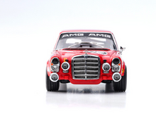 Load image into Gallery viewer, 1:64 Liberty Benz 300SEL Red W109 Racing Sports Model Toy Metal Car Display Box
