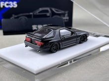 Load image into Gallery viewer, ATS 1:64 Black RX7 FC3s FC Hatchback Sports Model Diecast Metal Car New Collection