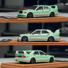 Load image into Gallery viewer, Deepmaker 1:64 Green 190E EVOII Widebody Sports Model Diecast Resin Car New Collection