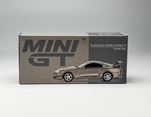 Load image into Gallery viewer, MINIGT 1:64 Gray Supra A80 Veilside Combat Sports Model Diecast Metal Car BN