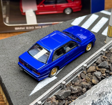 Load image into Gallery viewer, Mortal 1:64 Blue E30 M3 Coupe Sports Model Diecast Metal Car New Collection