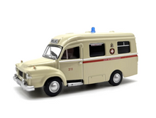 Load image into Gallery viewer, 1:76 Beige J1 Ambulance Vintage Classic Model Diecast Metal Car
