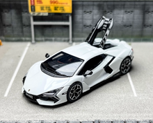 Load image into Gallery viewer, LCD 1:64 White Revuelto Racing Sports Model Diecast Metal Car New Collection