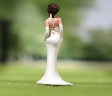 Load image into Gallery viewer, 1:64 Painted Figure Model Miniature Resin Diorama Sand Dinner Wedding Dress Lady New Collection