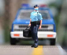 Load image into Gallery viewer, 1:64 Painted Figure Model Miniature Resin Diorama Sand Hong Kong Policeman Toy Collection