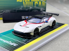 Load image into Gallery viewer, FW 1:64 White Vulcan Racing Sports Model Diecast Metal Car New Collection