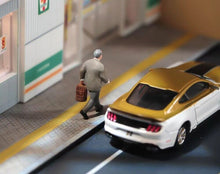 Load image into Gallery viewer, 1:64 Painted Figure Model Miniature Resin Diorama Sand Man With Bird Cage Stroll Collection