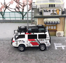 Load image into Gallery viewer, Autobots 1:64 White Ralliart Delica L300 Camper Van Model Diecast Metal Car