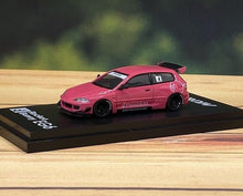 Load image into Gallery viewer, HKM 1:64 JDM Civic EG6 Rocket Bunny Widebody Sport Model Diecast Metal Car New