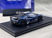 Load image into Gallery viewer, SH 1:64 Blue 488 Pista Novitec #27 Sports Model Diecast Metal Car New Collection