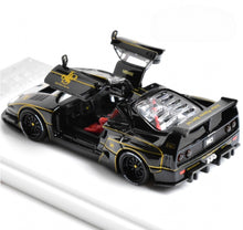 Load image into Gallery viewer, DK 1:64 APA Black F40 Racing Sports Model Diecast Metal Car New Collection