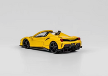 Load image into Gallery viewer, TPC 1:64 Yellow 488 Pista Convertible Racing Sport Model Diecast Metal Car New Collection