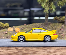 Load image into Gallery viewer, Tarmac 1:64 Yellow 911 GT3 Type 996 Sports Model Diecast Metal Car New Collection