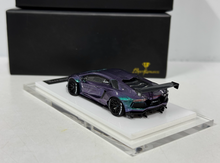 Load image into Gallery viewer, Onemodel 1:64 Purple Green LP700 Aventador LB Sports Model Diecast Resin Car