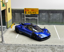 Load image into Gallery viewer, U2 1:64 Blue Zonda 760LH Super Racing Sports Model Diecast Resin Car Box